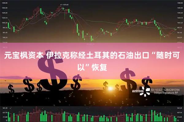元宝枫资本 伊拉克称经土耳其的石油出口“随时可以”恢复